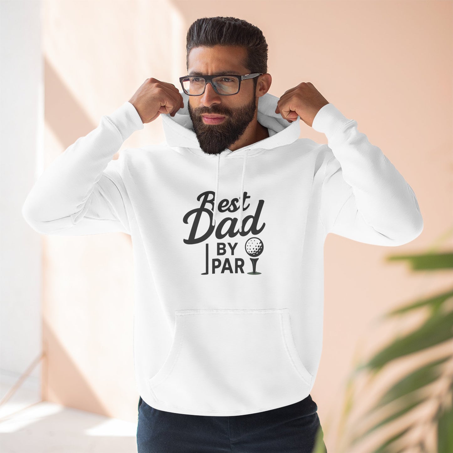 Best Dad By Par Fleece Hoodie